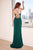 Spaghetti Straps Glitter Long Gown CC1618