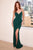 Spaghetti Straps Glitter Long Gown CC1618