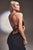 Sparkly Plunging Neckline Stretch Prom Gown CC2162