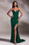 Sparkly Plunging Neckline Stretch Prom Gown CC2162