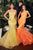 Glitter Printed Embellishment Mermaid Gown CC2279
