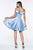 Off-the-Shoulder A-line Short Satin Cinderella Divine CD0140