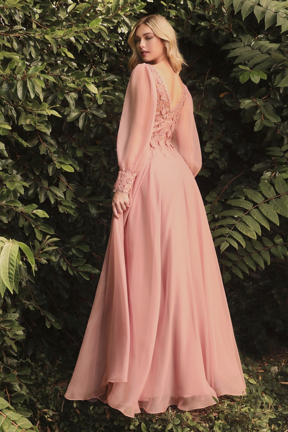 Classy Long Sleeves Chiffon Evening Dress CD0183 – Sparkly Gowns Classy Long Sleeves Chiffon Evening Dress CD0183 – Sparkly Gowns