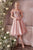 Corset Floral Embellished Sweetheart Neckline Cocktail Dress CD0187