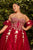 Curves  Strapless Layered Tulle A-line by La Divine CD0191C