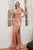 Off the Shoulder Sequin Prom Gown CD0203