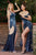 Curves Velvet Grecian Gathered  Corset Bridesmaid Evening Dress CD235C