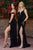 Gathered Straps Velvet Long Gown CD236