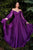 Long Sleeves Chiffon A-line Curves  Gown CD243C