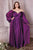 Long Sleeves Chiffon A-line Curves  Gown CD243C