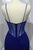 Sheer Corset Rhinestone Embellishment Prom Gown CD267