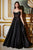 Corset Satin A-Line with Bust Embellishment Prom Gown CD276