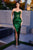 Strapless Lace Appliques Satin Evening Gown CD282