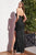 Strapless Lace and Sequin Embellishment Evening Gown CD293
