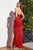 Strapless Lace and Sequin Embellishment Evening Gown CD293