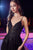 Plunging Neckline Embroidered Appliques Tulle Gown CD874