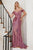 Off the Shoulder Glitter Embellishment Prom Gown CD878
