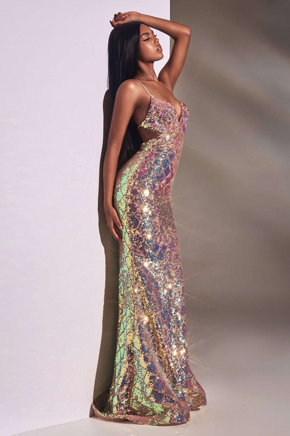 Fit & Flare Fully Sequined Prom Dress CD880 Sparkly Gowns Fit & Flare Fully Sequined Prom Dress CD880 Sparkly Gowns
