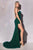 Halter Neckline Fully Sequined Evening Gown CD883