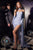 Gathered Waist With Gloves Satin Prom Gown CD886