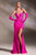 Strapless Glitter With Gloves Prom Gown CD889