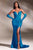 Strapless Glitter With Gloves Prom Gown CD889