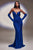 Strapless Glitter With Gloves Prom Gown CD889