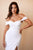 Off the Shoulder Matte Satin Civil Wedding Gown CD930