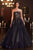 Sleeveless Glitter Tulle Ball Gown CD955