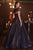 Sleeveless Glitter Tulle Ball Gown CD955