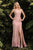 Fitted Floral Applique Party Dress CD967