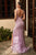 Fitted Floral Applique Party Dress CD967
