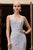 Beaded Embroidered Plunging Neckline Lace Gown CD981