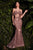 Off-the-Shoulder Sequined Evening Gown CD985
