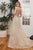 Scoop Neckline Beaded Embellished Long Gown CD993