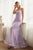 Floral Embellishment Tulle Prom Gown CD995