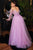 Strapless Layered Tulle A-Line Dress CD997