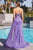 Iridescent Sequin Butterfly Appliques Prom Gown CD998