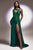 Illusion V-Neckline Satin Prom Gown CDS415