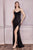 Sequin Embellishment Long Prom Gown CF199