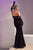 Form Fitting with Rhinestone Detail and Cutout Prom Evening Dress CH131
