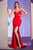 Form Fitting with Rhinestone Detail and Cutout Prom Evening Dress CH131
