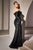 Sequin Off The Shoulder Evening Gown CH135