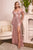 Off The Shoulder Sequin Embellishment Prom Dress CH167