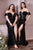 Off The Shoulder Sequin Embellishment Prom Dress CH167