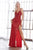 Ruched Fitted Sequin Evening Gown CH225