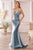 Dusty Blue Evening Dress