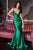 Emerald  Green Evening Gown