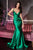 Emerald  Green Evening Gown