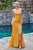 Fitted Sequin Corset Evening Gown CM317